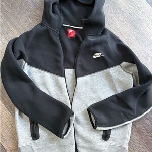 Nike Tech Two-Tone Black and Gray Jacket